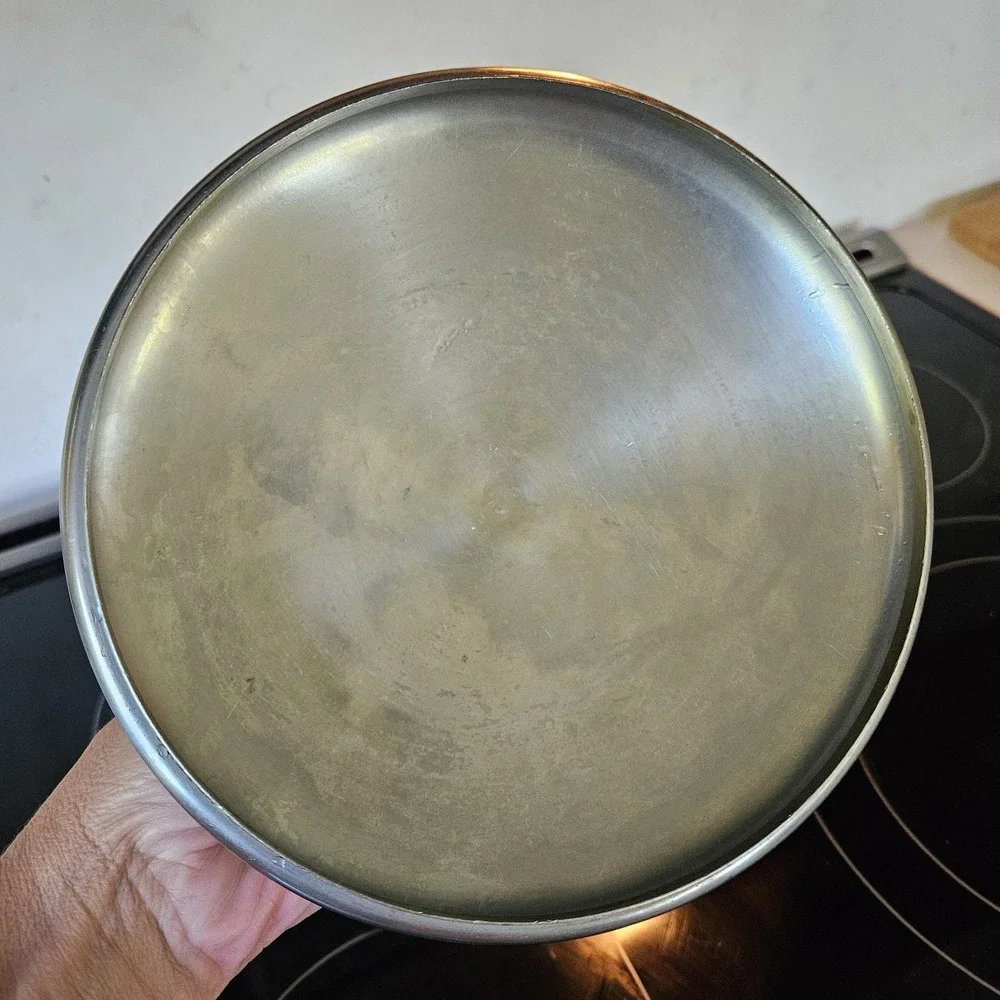Vintage Revere Ware 1801 Copper Clad 2 Qt Saucepan & Lid Clinton Ill USA 7